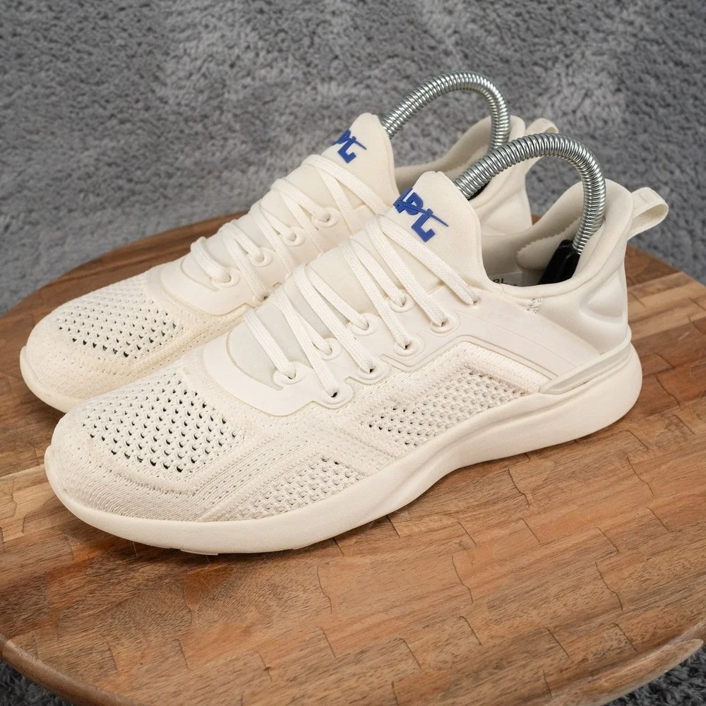 APL Athletic Propulsion Labs Women's Techloom Tracer Sneakers Creme US 6.5
